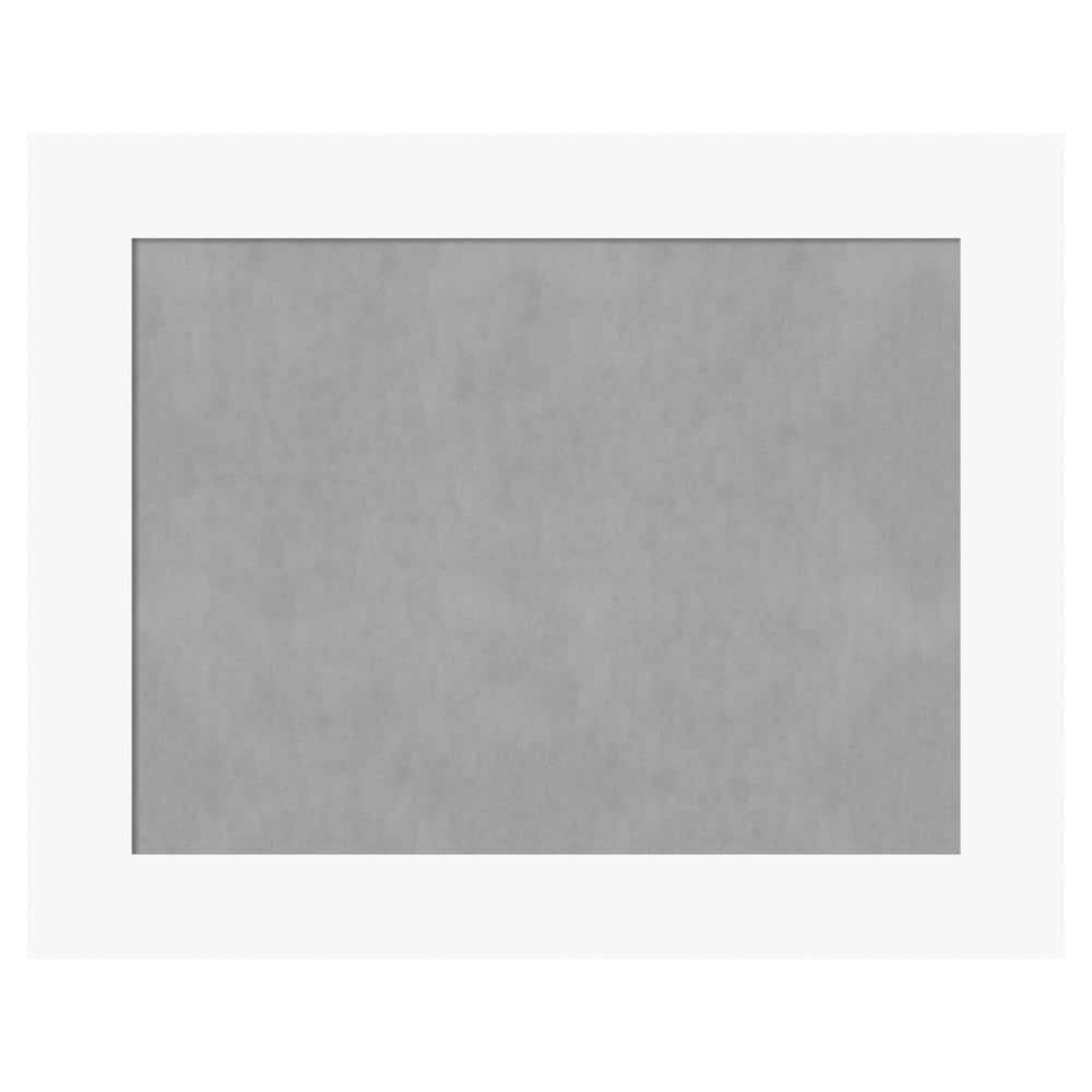 Basic White 29 in. x 23 in. Framed Magnetic Board price history on PriceWatchPro