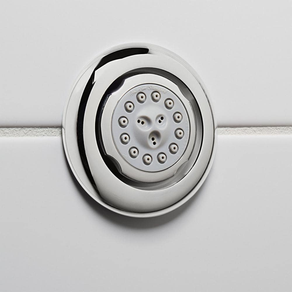 Polished Chrome Round 3-Spray Body Shower Jet