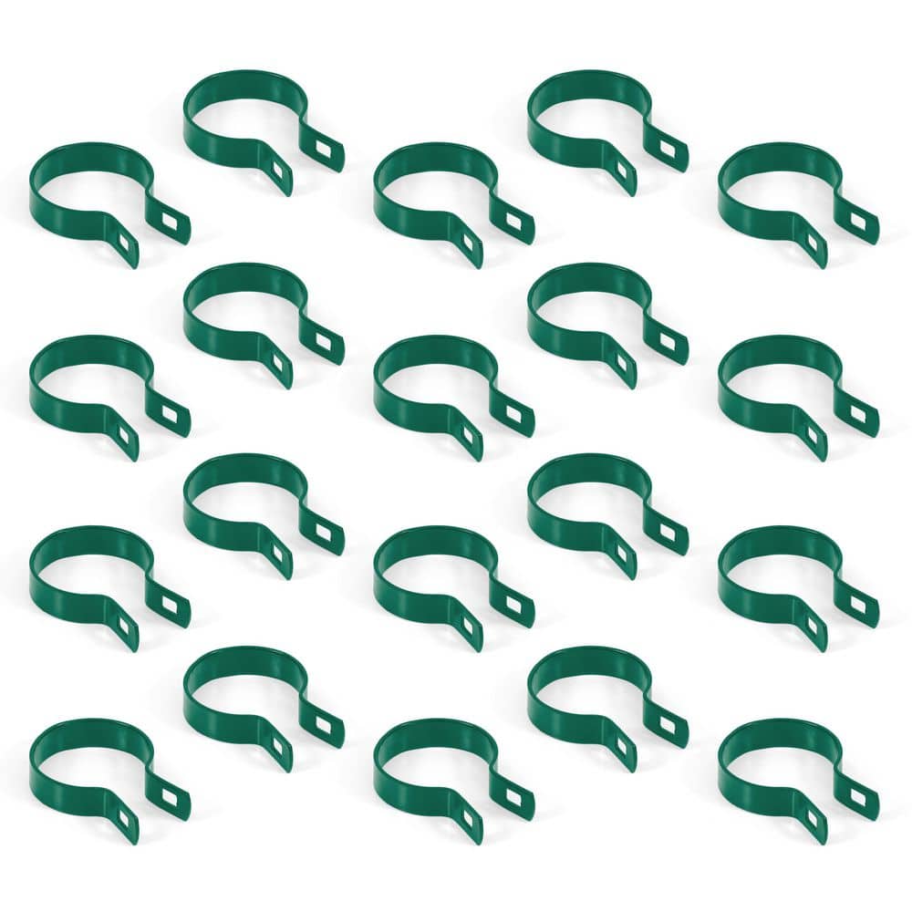 2-3/8 in. Chain Link Fence Green Galvanized Steel Brace Band with Bolt and Nut (Pack of 20) price history on PriceWatchPro