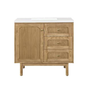 James Martin Vanities Hudson 36.0 in. W x 23.5 in. D x 34.2 in . H ...