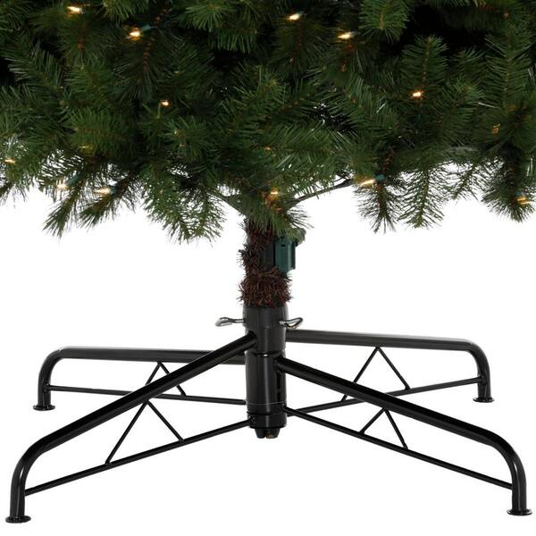 Home Accents Holiday - 12 ft. Noble Fir Quick-Set Artificial Christmas Tree with 1450 Clear Lights