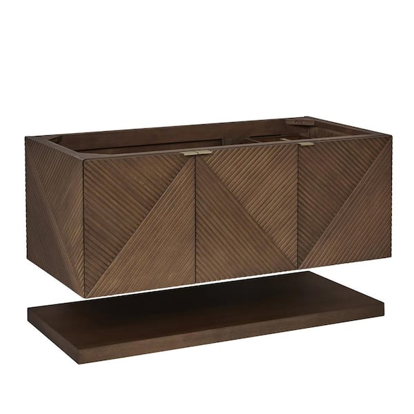 James Martin Vanities Marcello 48.0 in. W x 23.5 in. D x 36.0 in. H Single Bath Vanity Cabinet without Top in Chestnut