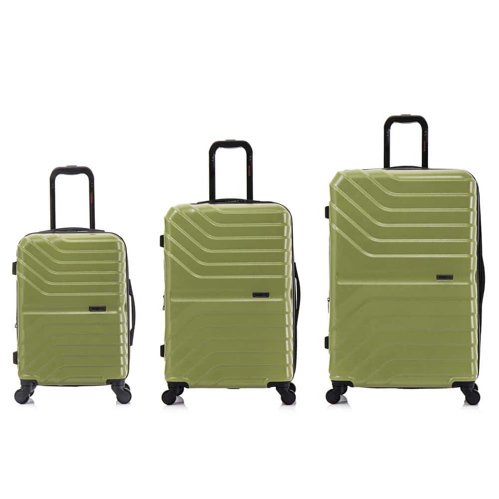 Aurum Lightweight Hard Side Spinner 3-Piece Luggage Set 20 in./24 in./28 in. Green price history on PriceWatchPro