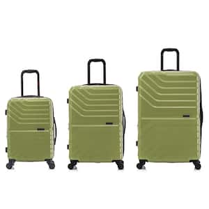 Aurum Lightweight Hard Side Spinner 3-Piece Luggage Set 20 in./24 in./28 in. Green