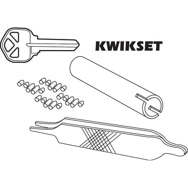 Re-Key a Lock Kit with Pre-Cut Keys for Rekeying all your Locks to One Key For Schlage Brand Locks Type “C” 5-Pin Style Locks PRIME-LINE E 2402 Re-Keying Kit 