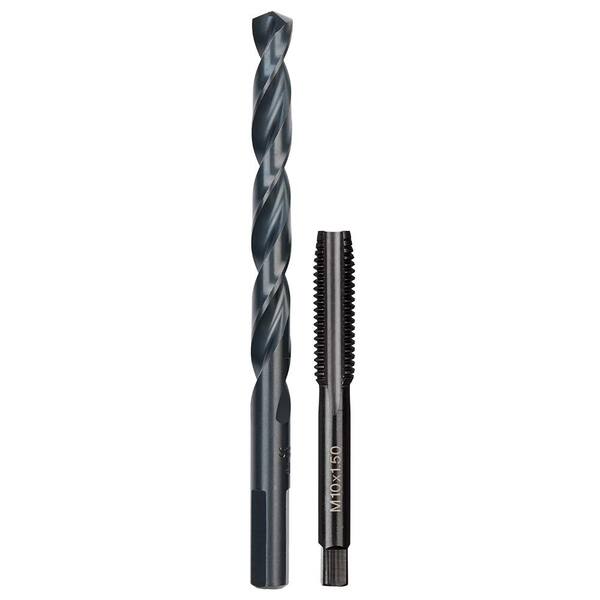 Milwaukee M10-1.50 mm Straight Flute Plug Tap and R Drill Bit 49