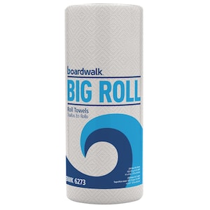 11 in. x 8-1/2 in. White 2-Ply Perforated Paper Towel Cleaning Wipes (250/Roll 12 Rolls/Carton)