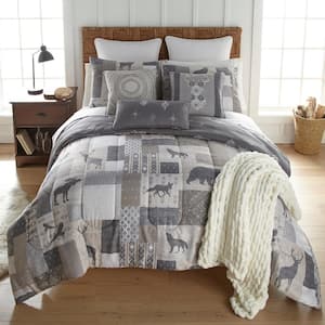 Wyoming 3-Piece Multi-Color Polyester King Comforter Set