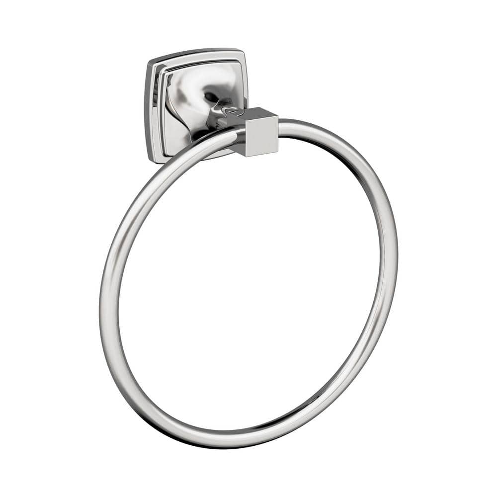 Stature Chrome Wall Mounted Towel Ring