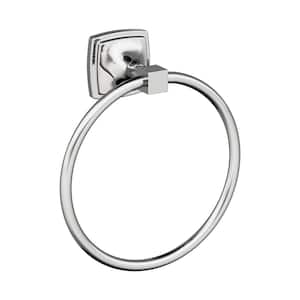 Stature 7-9/16 in. (192 mm) L Towel Ring in Chrome