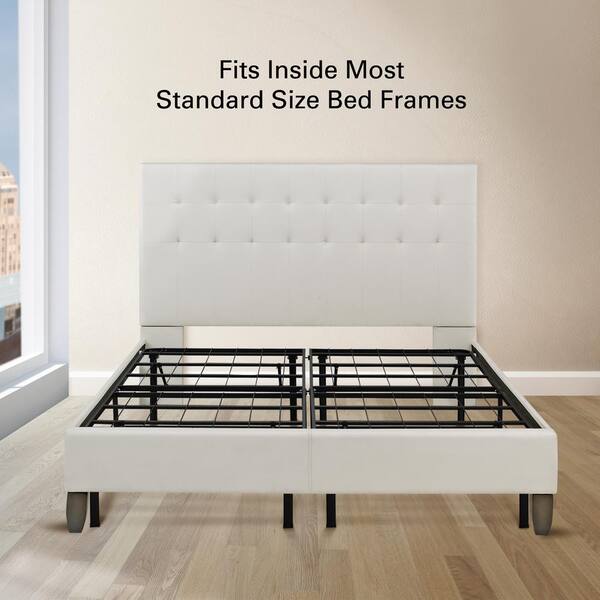 Queen Metal Platform Bed Frame, How To Hide Metal Bed Frame