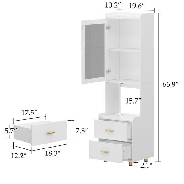 Dresser, Storage Cabinet, Bookshelf, Bookcase With Felt Boxes