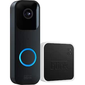 Video Doorbell Plus Sync Module 2 - Battery or Wired - Smart Wi-Fi HD Video Doorbell Camera System in Black