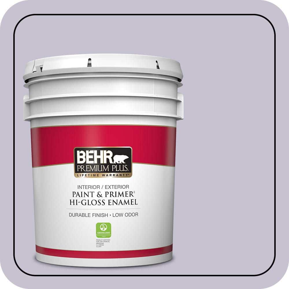 5 gal. #ICC-44 Lavender Bouquet Hi-Gloss Enamel Interior/Exterior Paint & Primer price history on PriceWatchPro