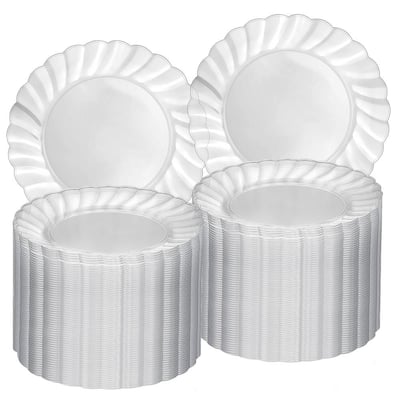 Fabri-Kal RK 5 oz. Clear Ribbed Disposable Plastic Cups, Cold Drinks,  100/Bag, 25 Bags/Carton FABRK5 - The Home Depot