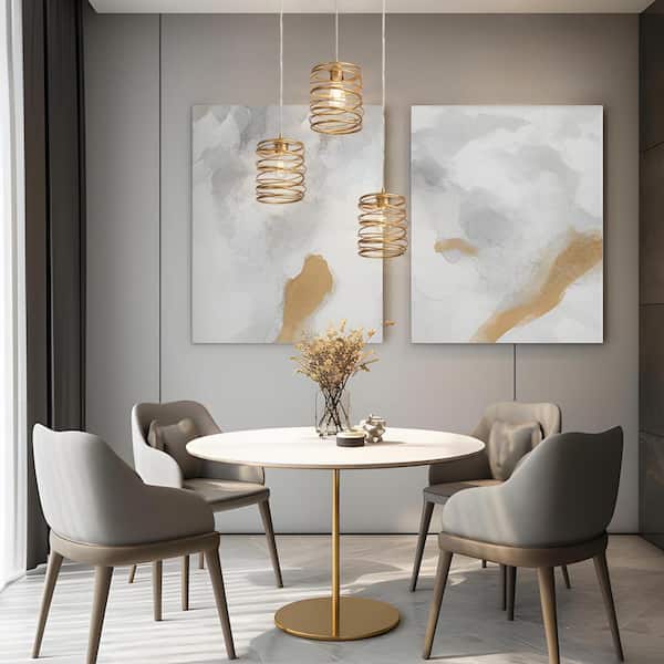 LNC Modern 11 in. 1-Light Gold Pendant Island Ceiling Light with