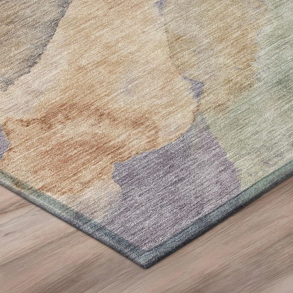 Chantille Machine Washable Indoor/Outdoor Abstract ACN2949 Lavender 10 ft. x 14 ft. Area Rug