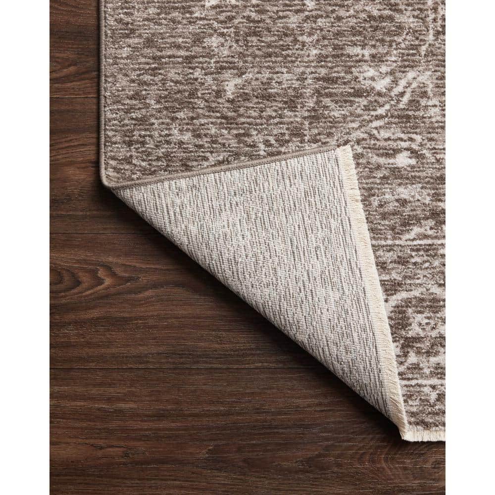 Vance Taupe and Dove Gray Wool Blend Runner Rug