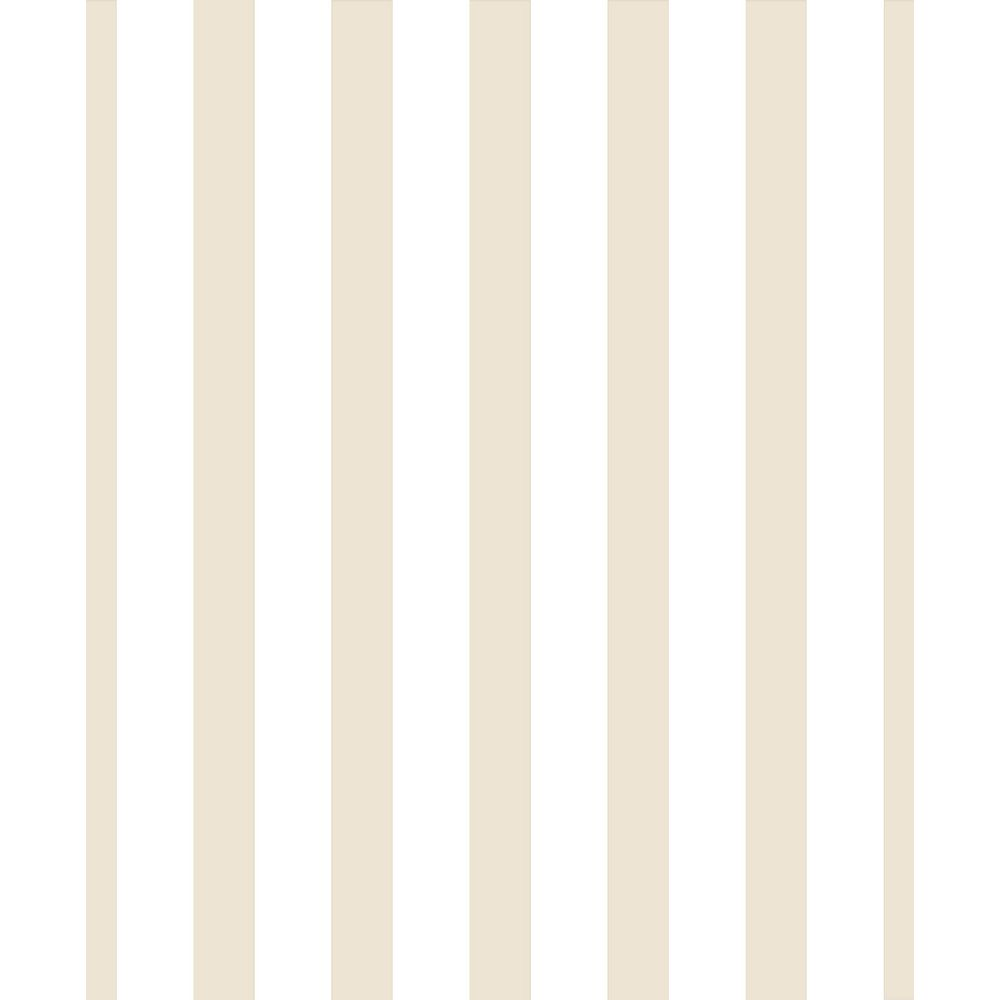 Style Sisters Classic Cream/White Thin Stripe Design Matte Finish Eco-FSC C