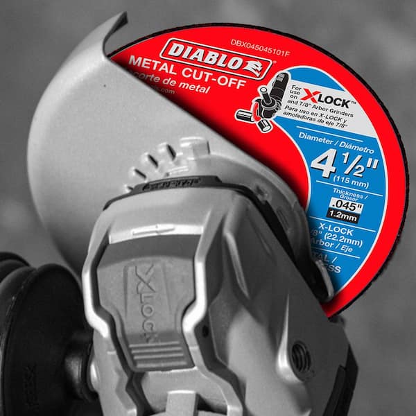 DIABLO 4-1/2 in. Thin Kerf Metal Cut-Off Disc for X-Lock and All