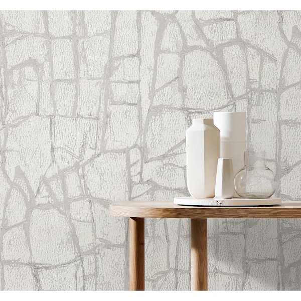 Petra Cloud Vinyl Peel and Stick Wallpaper Roll (Covers 30.75 sq. ft.)