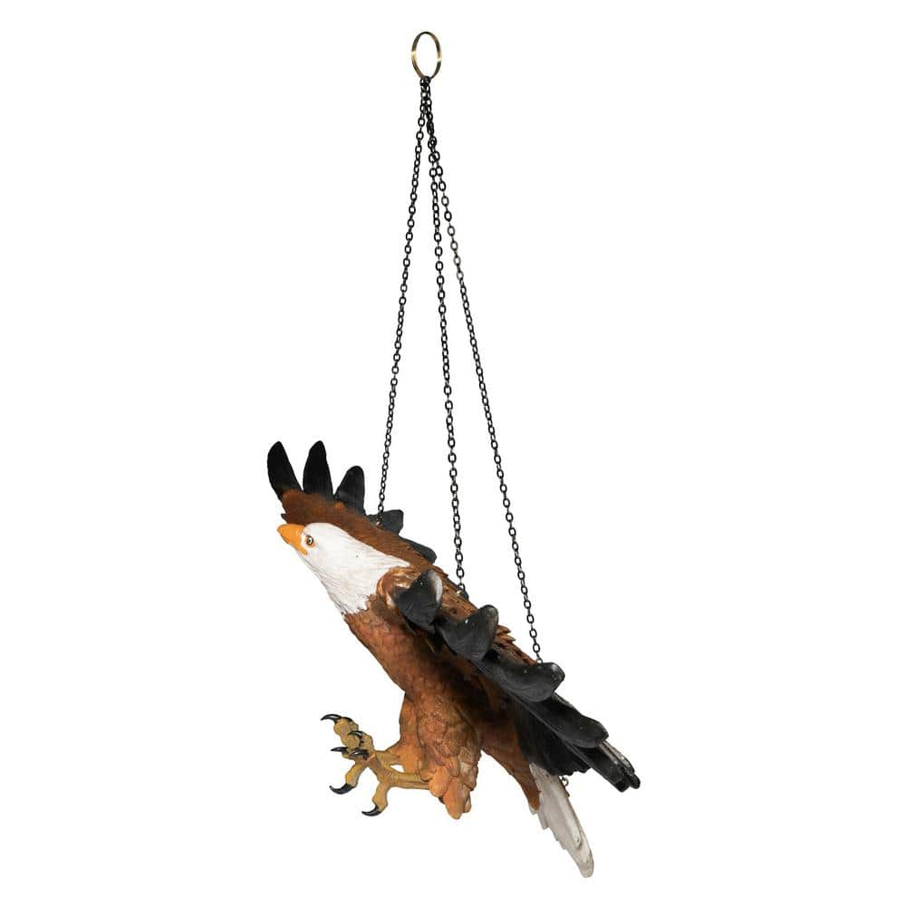 Flight of Freedom Resin Eagle Statue in Multicolor