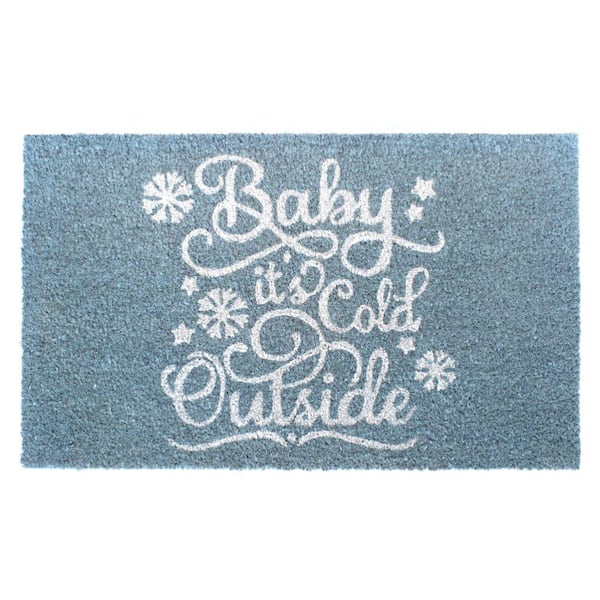 ZIGZAG Baby Its Cold Outside 18 in. x 30 in. Door Mat