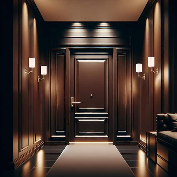 Liam 4.75 in. 1-Light Burnished Brass Vanity Light with White Opal Glass Shade