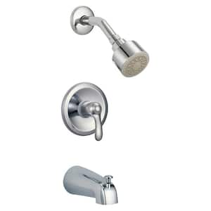 Nile Single-Handle Single-Spray Tub and Shower Faucet in Polished Chrome