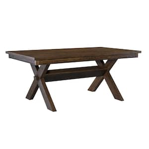 Krause Rustic Umber Brown 70"L x 42"D x 30"H Dining Table