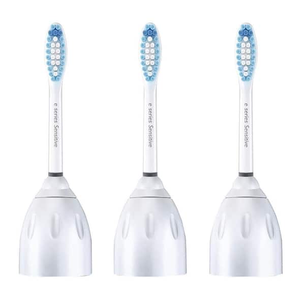Sonicare Philips e-Series Sensitive Sonic Toothbrush Heads (3-Pack)