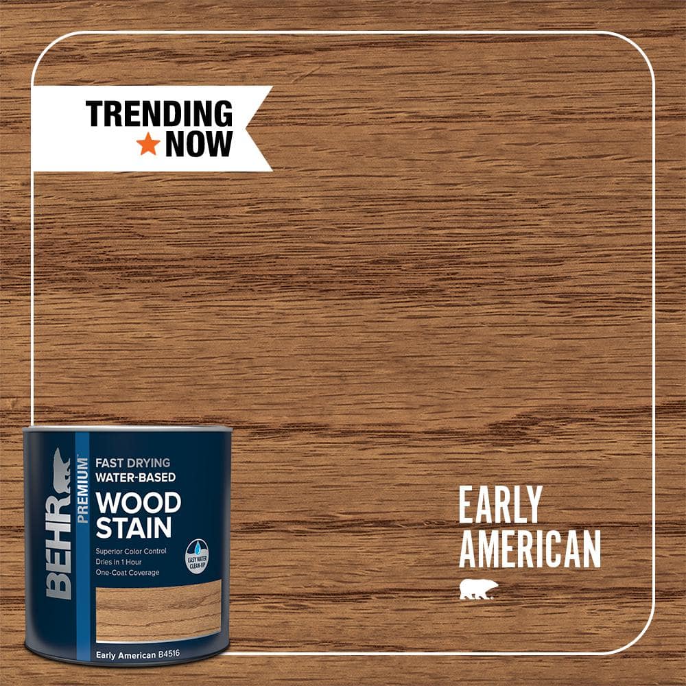 1 qt. #TIS-516 Early American Transparent Fast Drying Water-Based Interior 