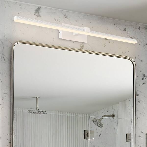 HUOKU NIMBUS 1-Light 31.7 in. W White Integrated LED Vanity HUOKU NIMBUS 1-Light 31.7 in. W White Integrated LED Vanity