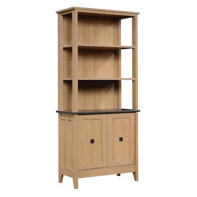 Sauder Bookcases Home Office, Deep Shelf Bookcase With Doors
