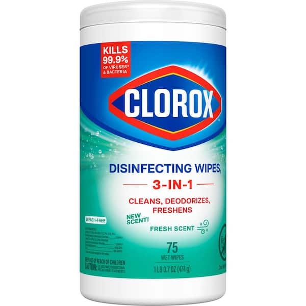 Clorox 75-Count Fresh Scent Bleach Free Cleaning Disinfecting