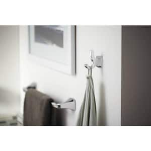 Voss Double Robe Hook in Chrome