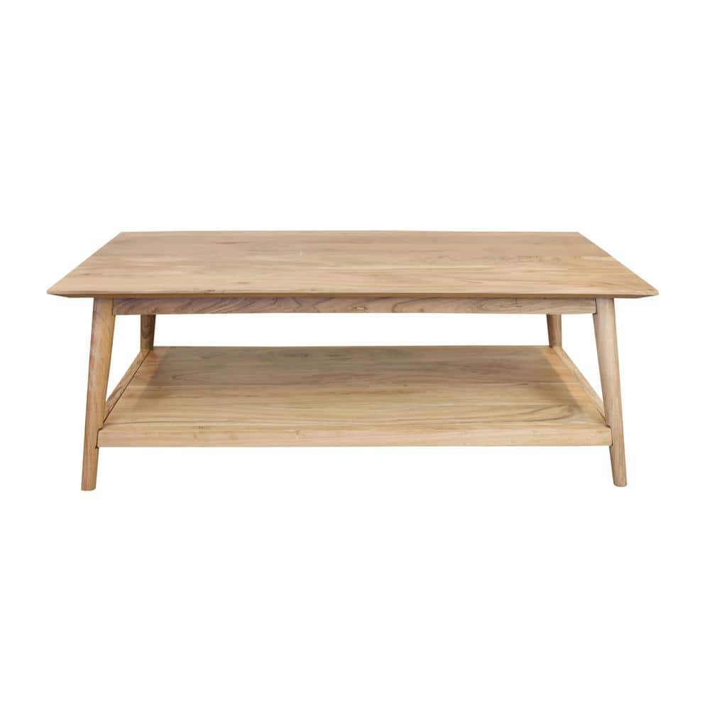 Casual Contemporary Living Solid Acacia Coffee Table - Natural