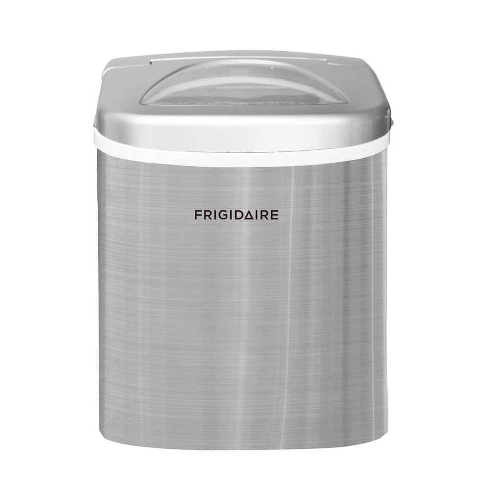 Frigidaire 26 lb. Portable Countertop Ice Maker in Stainless Steel