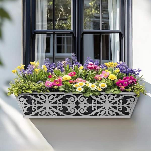 hanging planter stand Hangapot™ Space Saving 5' Plant Stand on Wheels - Handcrafted Douglas Fir/  16 Clay Pot Hangers