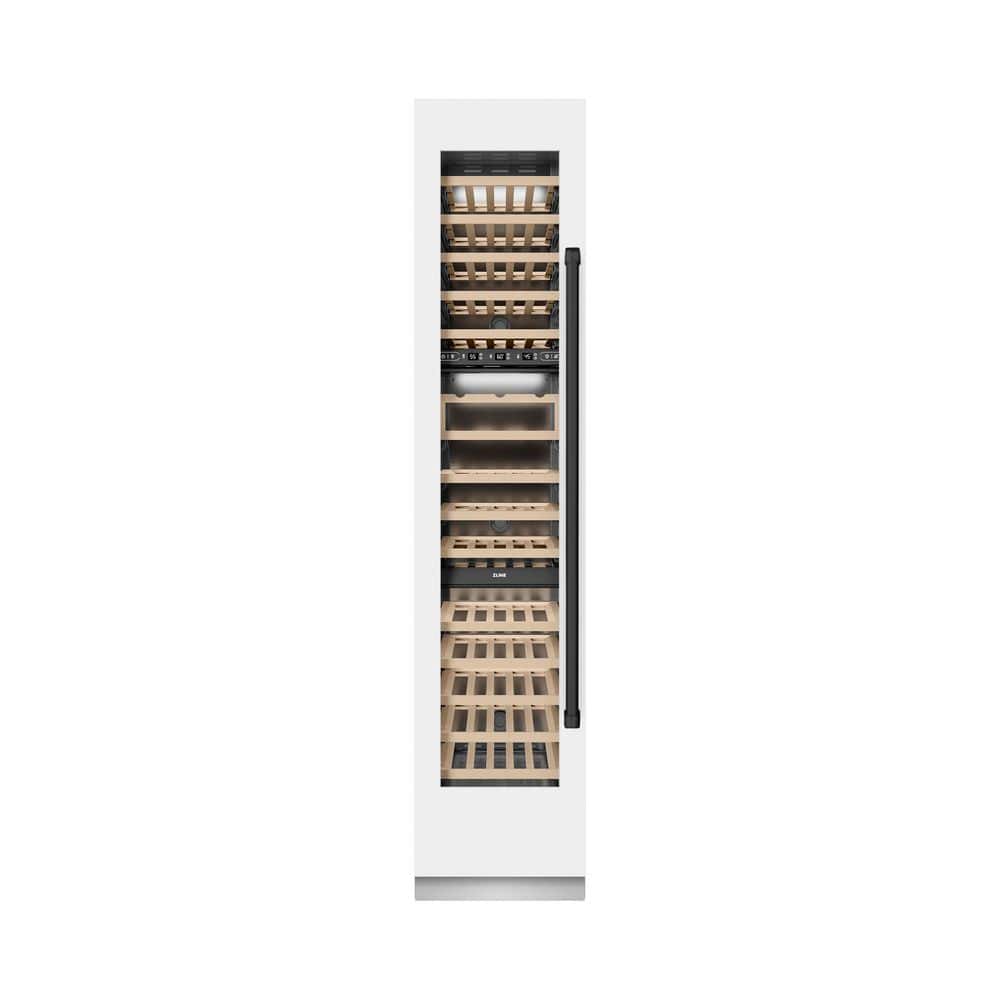Autograph Edition 18 in. Triple Zone 68-Bottle Left Hinge Column Wine Cooler in White Matte with Matte Black Accents price history on PriceWatchPro