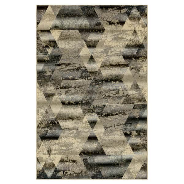 Mohawk Home Alys Grey 6 ft. x 9 ft. Area Rug