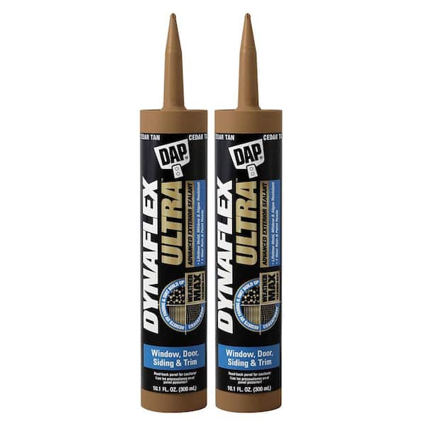 Dynaflex Ultra 10.1 oz. Cedar Tan Advanced Exterior Window Door and Siding Sealant (2-Pack)