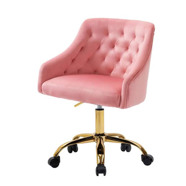 Tufted velvet deals desk chair