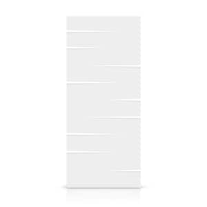 42 in. x 80 in. Hollow Core White Stained Composite MDF Interior Door Slab