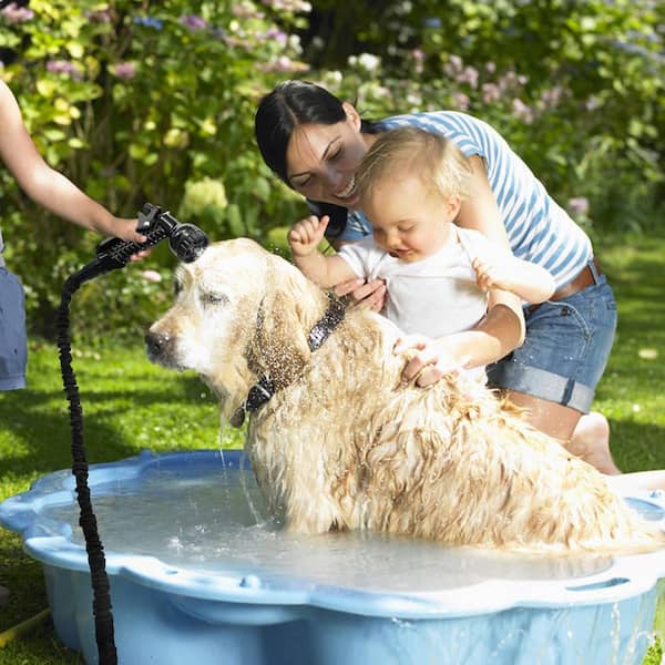 GardenJoy Expandable Water Hose 3/4 in. x 100 ft. with 7