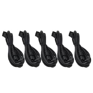 10 ft . (18AWG)/2-Prong Polarized Notebook Power Cord (NEMA 1-15P To C7) Indoor-Black (5-Pack)