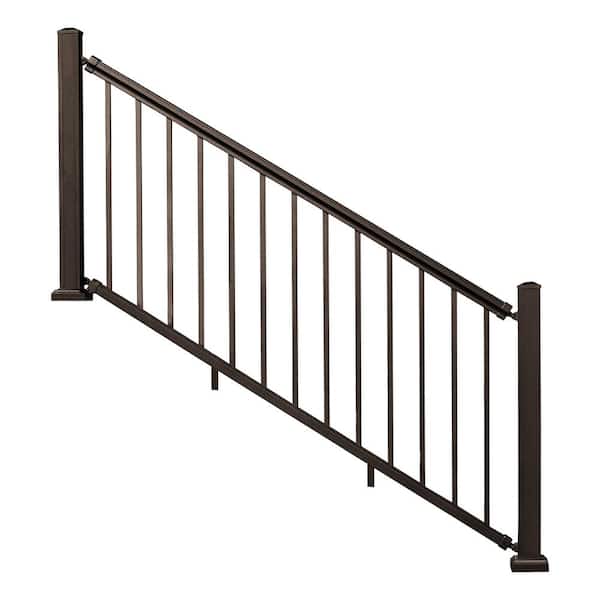 Allure Aluminum Preassembled Bronze Rail Angled Bracket