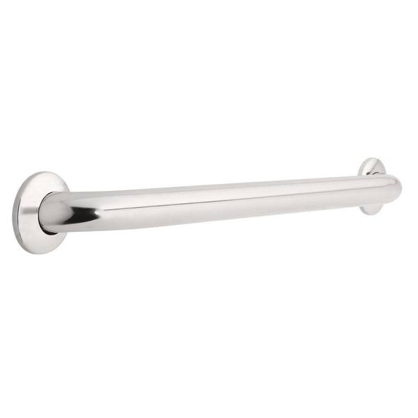 Franklin Brass 24 in. x 1-1/2 in. Concealed Screw ADA-Compliant Grab Bar in Bright Stainless
