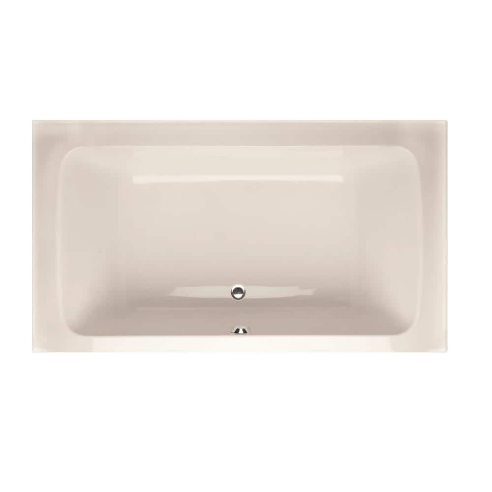 Rachel 66 in. x 36 in. Rectangular Drop-in Air Bath Bathtub with Center Drain in White price history on PriceWatchPro