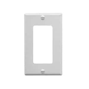 1 Gang Wall Switch Plate - White